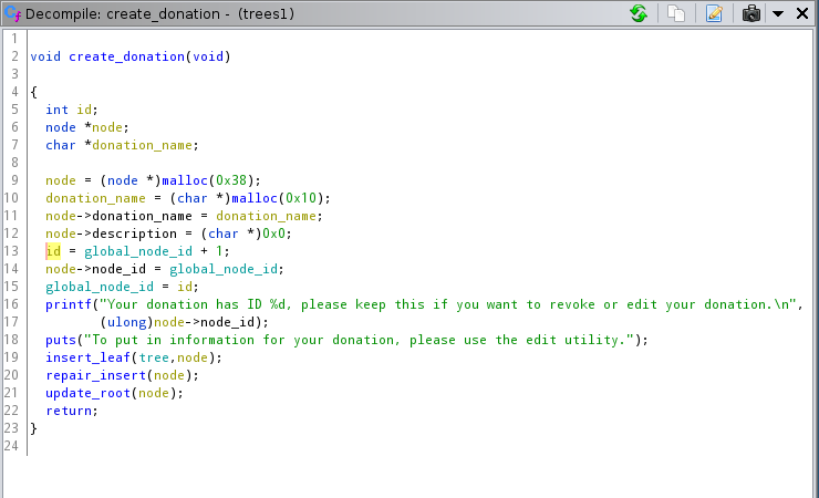 Create function in Ghidra